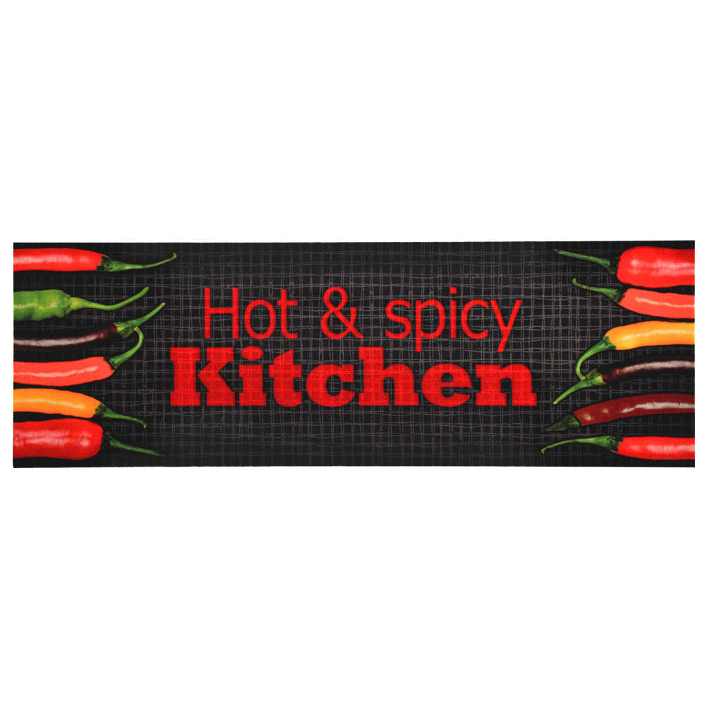 Vidaxl keukenmat wasbaar hot spicy 60x300 cm