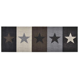 Vidaxl keukenmat wasbaar stars 60x180 cm