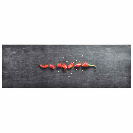Vidaxl keukenmat wasbaar pepper 45x150 cm
