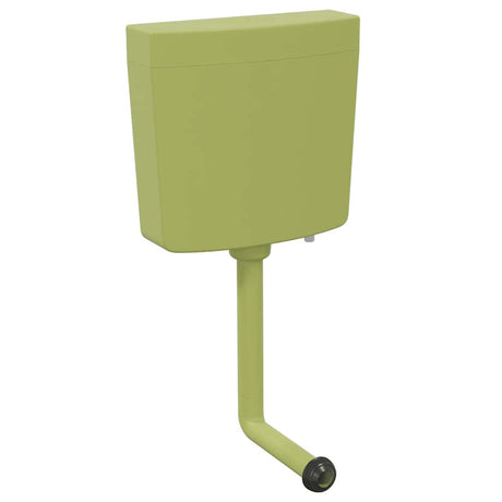 Vidaxl toiletstortbak met watertoevoer onderin 3 6 l olijfgroen