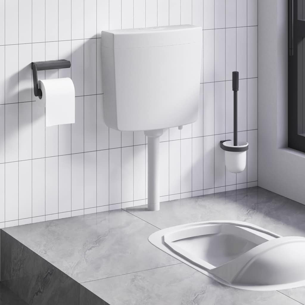 Vidaxl toiletstortbak met watertoevoer onderin 3 6 l grijs