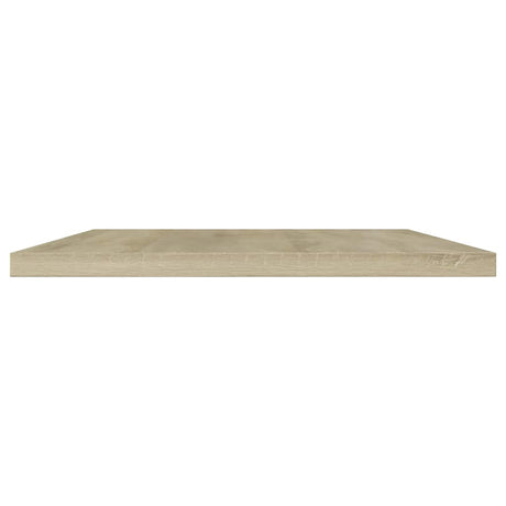 Vidaxl wandschappen 4 st 40x30x1,5 cm bewerkt hout sonoma eikenkleurig
