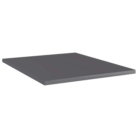 Vidaxl wandschappen 8 st 40x50x1,5 cm bewerkt hout hoogglans grijs