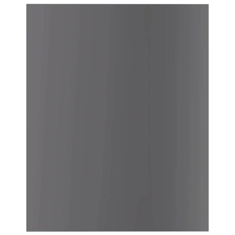 Vidaxl wandschappen 8 st 40x50x1,5 cm bewerkt hout hoogglans grijs