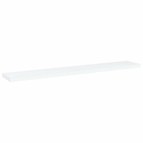 Vidaxl wandschappen 4 st 60x10x1,5 cm bewerkt hout wit