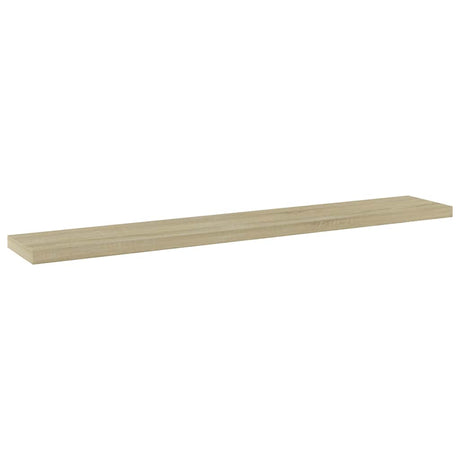 Vidaxl wandschappen 4 st 60x10x1,5 cm spaanplaat sonoma eikenkleurig