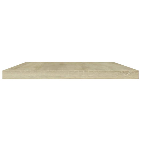Vidaxl wandschappen 4 st 60x10x1,5 cm spaanplaat sonoma eikenkleurig