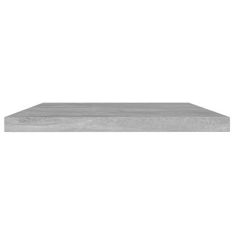 Vidaxl wandschappen 4 st 60x10x1,5 cm bewerkt hout betongrijs