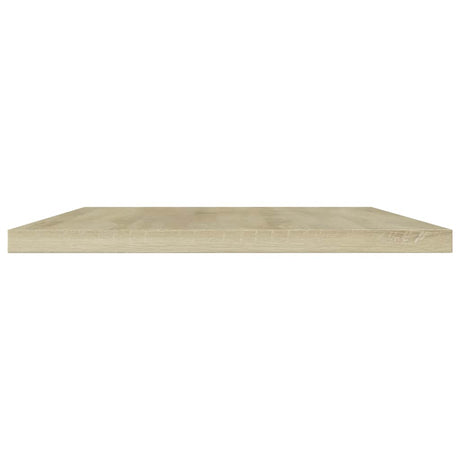 Vidaxl wandschappen 4 st 60x20x1,5 cm spaanplaat sonoma eikenkleurig