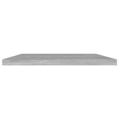 Vidaxl wandschappen 4 st 60x20x1,5 cm spaanplaat betongrijs