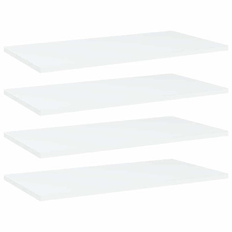 Vidaxl wandschappen 4 st 60x30x1,5 cm spaanplaat wit
