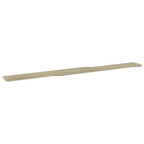Vidaxl wandschappen 4 st 100x10x1,5 cm spaanplaat sonoma eikenkleurig