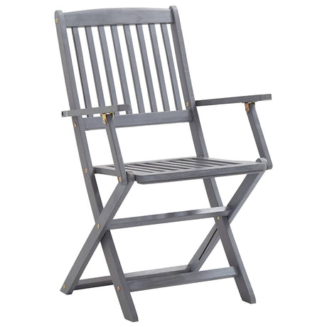 Vidaxl tuinstoelen 2 st inklapbaar met kussens massief acaciahout