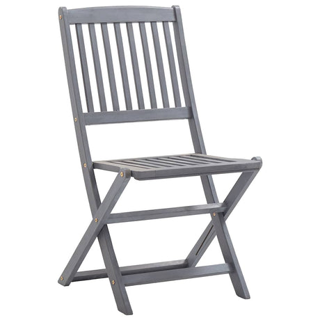 Vidaxl tuinstoelen 2 st inklapbaar met kussens massief acaciahout