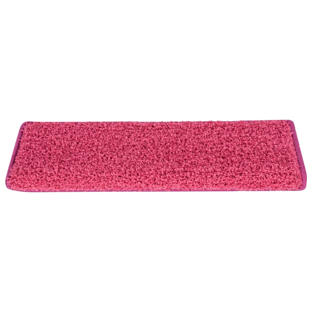 Vidaxl trapmatten 15 st 65x21x4 cm roze