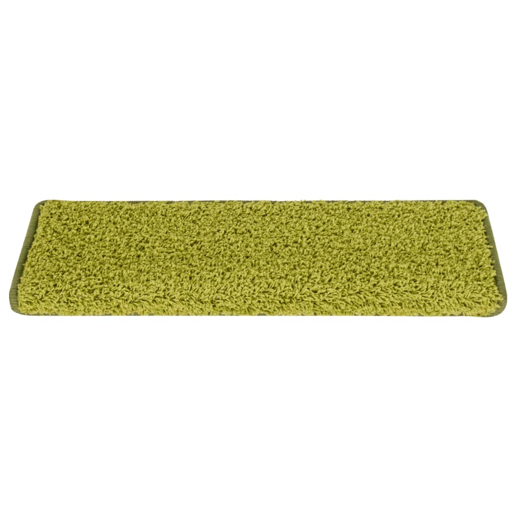 Vidaxl trapmatten 15 st 65x21x4 cm groen