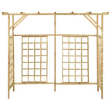 VidaXL Pergola voor 3 containers geïmpregneerd grenenhout