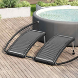 Vidaxl zwembadverwarmingspaneel solar 2 st gebogen 110x65 cm