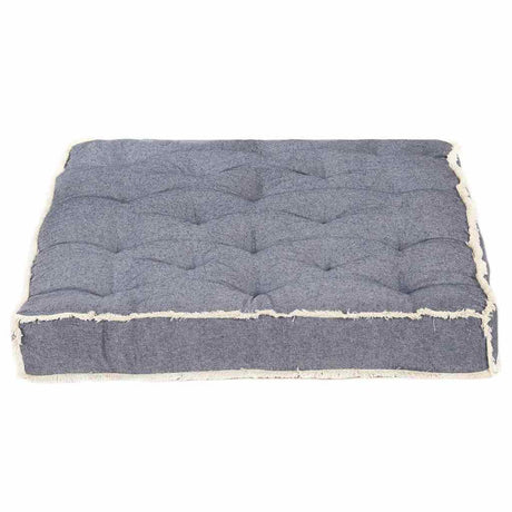 Vidaxl bankkussen pallet 120x80x10 cm blauw