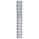 Vidaxl hek 50x1,25 m gegalvaniseerd staal zilverkleurig