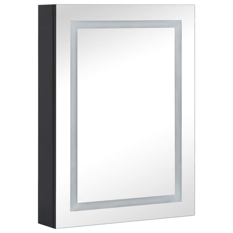 Vidaxl badkamerkast met spiegel en led 50x13x70 cm