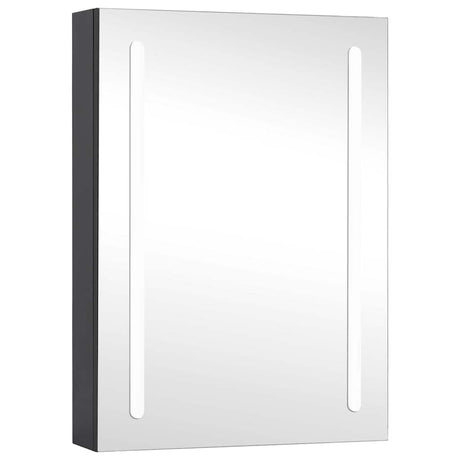 Vidaxl badkamerkast met spiegel en led 50x13x70 cm