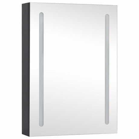 Vidaxl badkamerkast met spiegel en led 50x13x70 cm