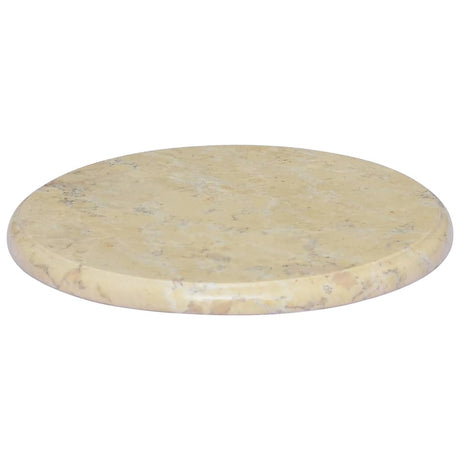 Vidaxl tafelblad ø40x2,5 cm marmer crèmekleurig