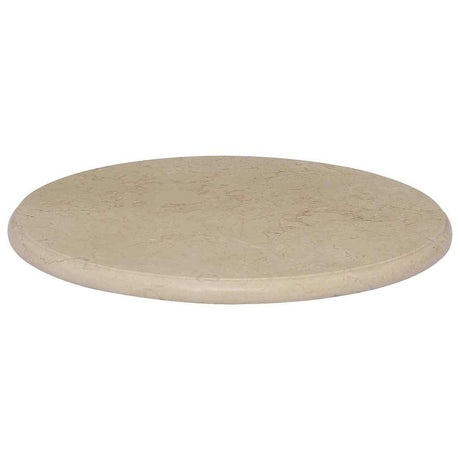 Vidaxl tafelblad ø50x2,5 cm marmer crèmekleurig