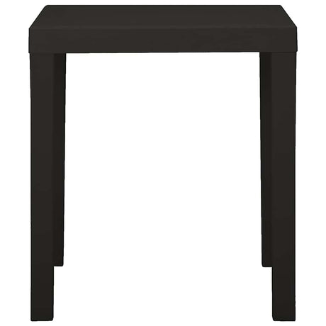 Vidaxl tuintafel 79x65x72 cm kunststof antracietkleurig