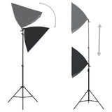Vidaxl fotostudioset met softboxlampen, achtergrond en reflector