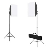 Vidaxl fotostudioset met softboxlampen, achtergrond en reflector