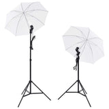 Vidaxl fotostudioset met lampen, paraplu's, achtergrond en reflector