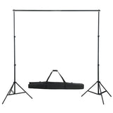 Vidaxl fotostudioset met lampen, achtergrond en reflector