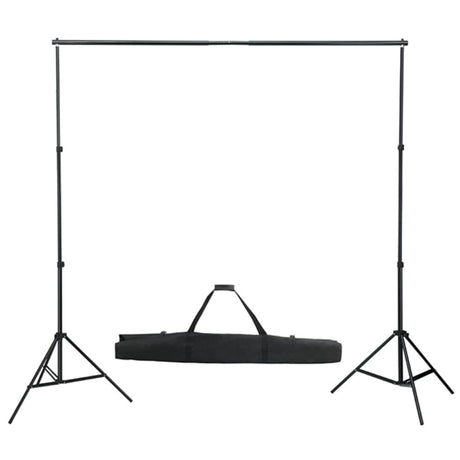 VidaXL Fotostudioset met lampen, achtergrond en reflector