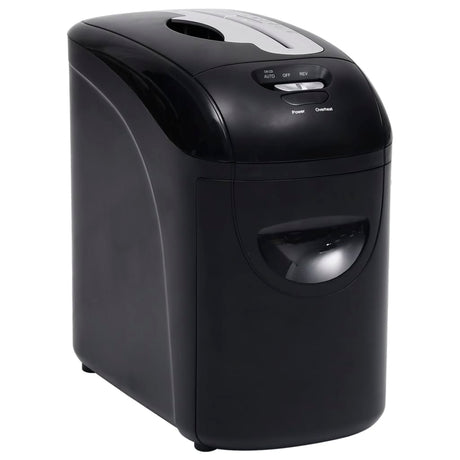 Vidaxl papierversnipperaar 10 pagina's microcut zwart