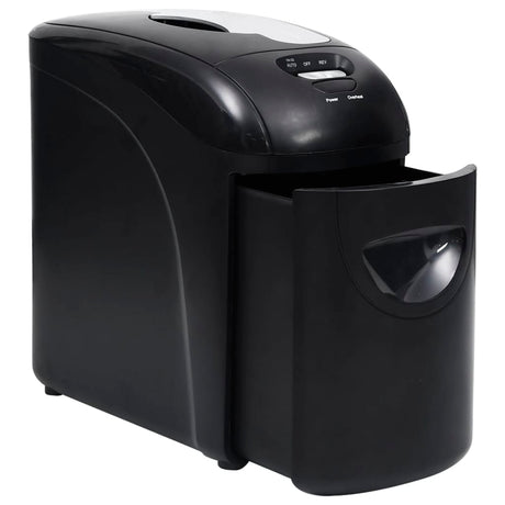 Vidaxl papierversnipperaar 10 pagina's microcut zwart
