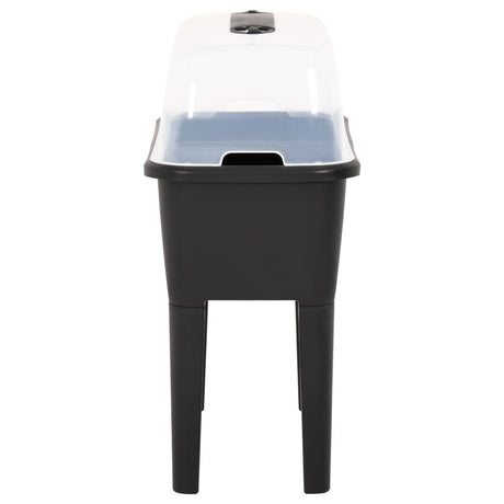 Vidaxl plantenbak verhoogd 77x38,7x82 cm pp