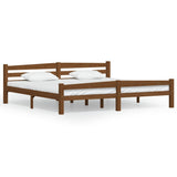 Vidaxl bedframe massief grenenhout honingbruin 200x200 cm