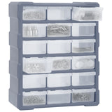 Vidaxl organiser met 18 medium lades 38x16x47 cm