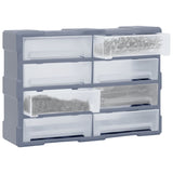 Vidaxl organiser met 8 grote lades 52x16x37 cm