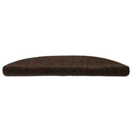 Vidaxl trapmatten zelfklevend 5 stuks 56x17x3 cm bruin halfrond