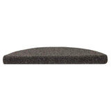 Vidaxl trapmatten zelfklevend 5 stuks 56x17x3 cm antraciet halfrond