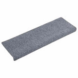 Vidaxl trapmatten zelfklevend 10 stuks 65x21x4 cm lichtgrijs met rechthoekige rand