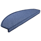 Vidaxl trapmatten 10 st 65x24x4 cm blauw halfrond groot