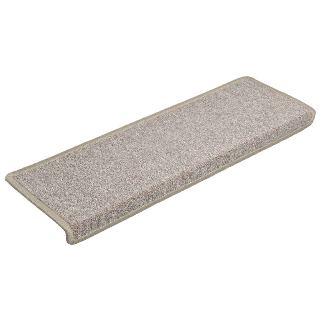 VidaXL Trapmatten 10 st 65x21x4 cm taupe