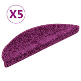 VidaXL Trapmatten 5 st 56x17x3 cm violet