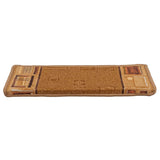 Vidaxl trapmatten zelfklevend 10 st 65x21x4 cm beige