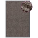 Vidaxl deurmat getuft 120x180 cm donkerbruin