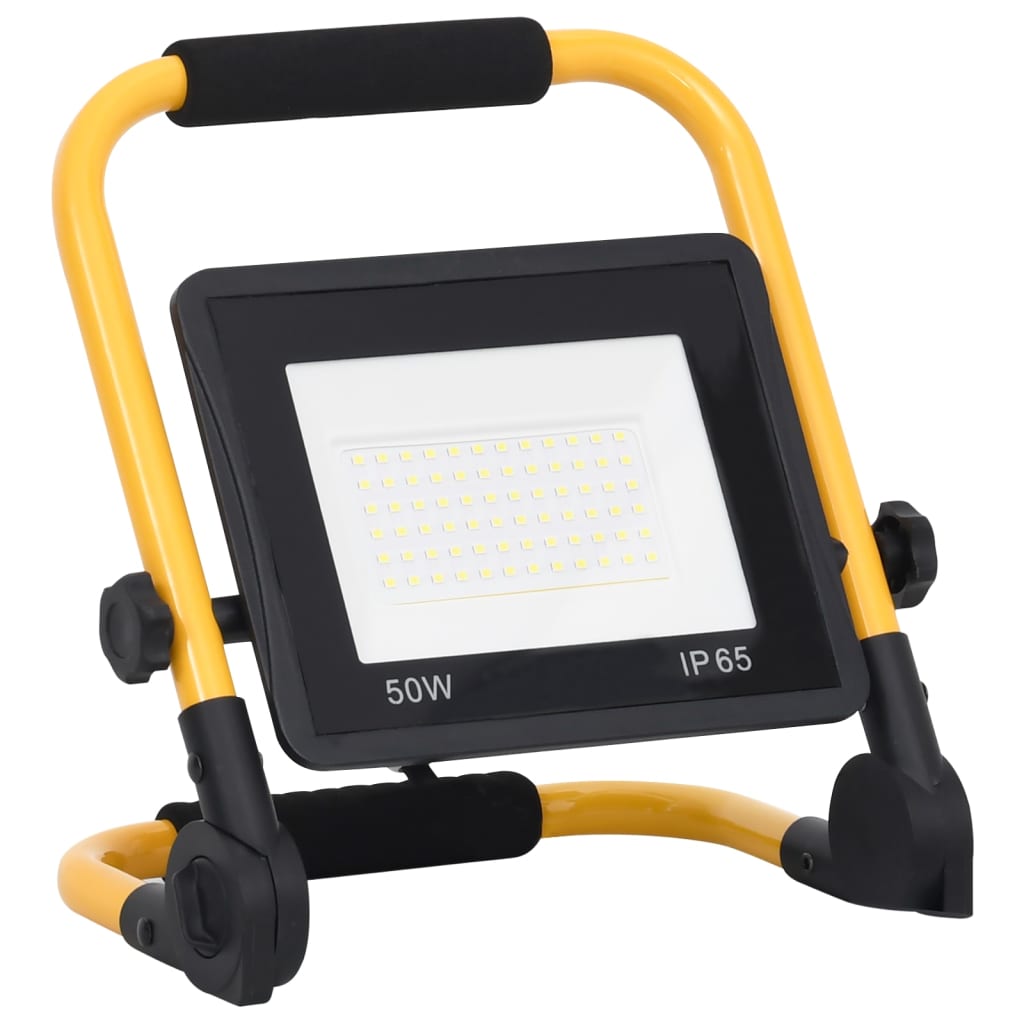 Vidaxl spotlight met handvat led 50 w koudwit